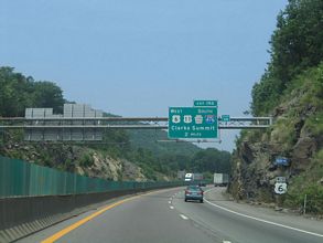 I-81/US 6 north at I-476/US 11 - 2005