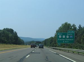 I-81 south at I-476/US 6-11 - 2005