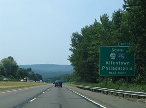 I-81 south at I-476/US 6-11 - 2005