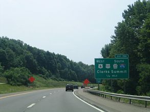 I-81 south at I-476/US 6-11 - 2005