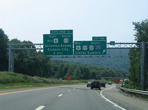I-81 south at I-476/US 6-11 - 2005