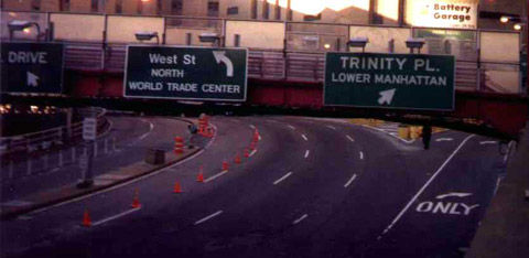 I-478 north at Trinity Pl - 2001