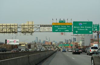I-278/Gowanus Expwy east at I-478/Hugh L Carey Tunnel - Brooklyn, NY