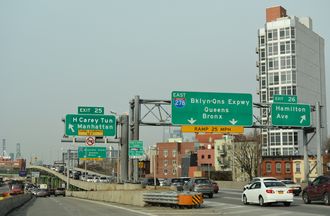 I-278/Gowanus Expwy east at I-478/Hugh L Carey Tunnel - Brooklyn, NY
