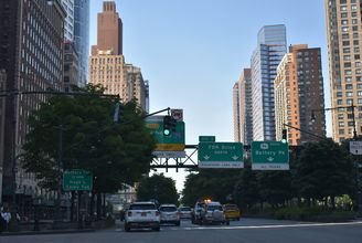 NY 9A south at I-478/FDR Dr - Manhattan