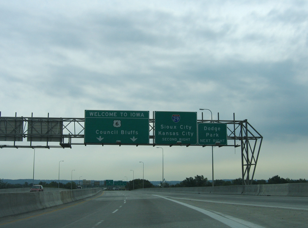 I-480/US 6 east at I-29 - 2005