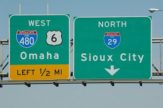 I-29 north at I-480/US 6 - 2005
