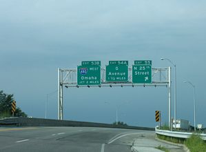 I-29 south at I-480/US 6 - 2005