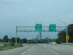 I-29 south at I-480/US 6 - 2005