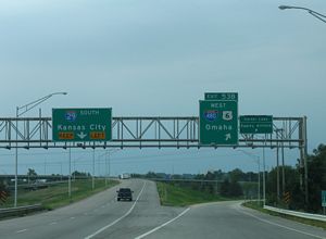 I-29 south at I-480/US 6 - 2005