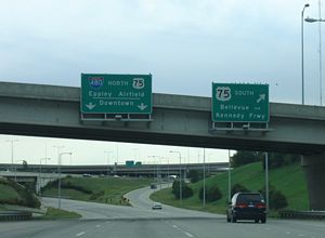 I-80 east at I-480/US 75 - 2005