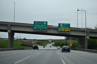 I-80 east at I-480/US 75 - Omaha, NE
