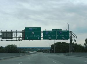 I-480/US 6 east at I-29 - 2005