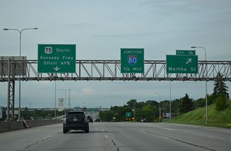 I-480/US 75 south at I-80 - Omaha, NE