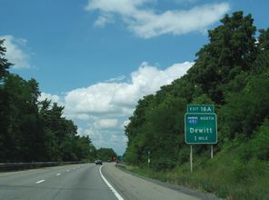 I-81 north at I-481 - Syracuse, NY