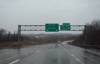 I-81 north at I-481 - Syracuse, NY