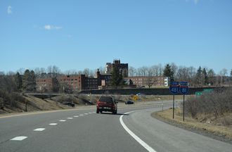 I-481 end shield on the ramp to I-81 north.