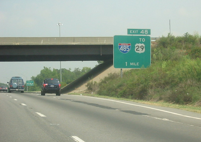 I-85 north at I-485 - 2002