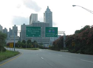 SR 10 west at I-75/85 - Atlanta, GA
