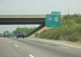 I-85 north at I-485 - 2002