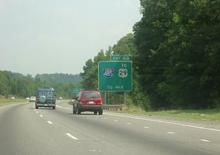 I-85 north at I-485 - 2002