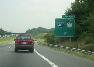 I-85 north at I-485 - 2002