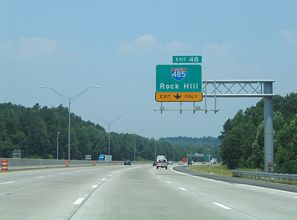 I-85 north at I-485 - 2005