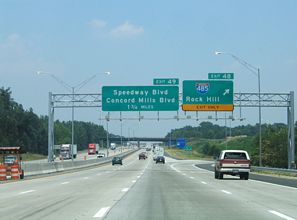 I-85 north at I-485 - 2005