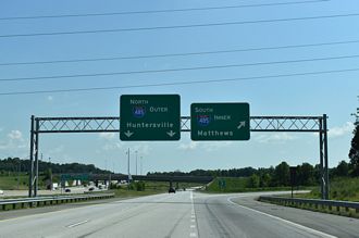 I-85 north at I-485 - Charlotte, NC