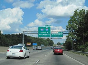 I-85 north at I-485 - Charlotte, NC