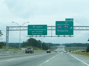 I-85 north at I-485 south - 2005