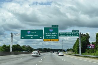 I-85 south at I-485 - Charlotte, NC