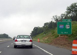 I-85 south at I-485 - 2003