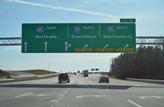 I-485 inner loop at I-85 - Charlotte, NC