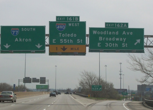 I-77 south at I-490 - 2006