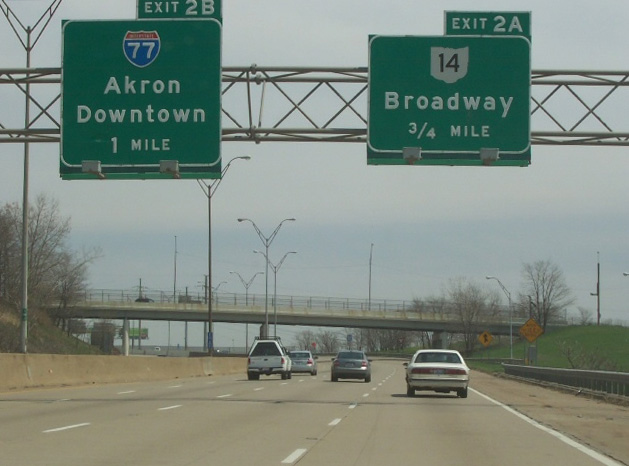 I-490 east at I-77 - 2006
