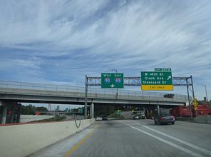 I-71 north at I-90/490 - Cleveland, OH