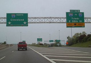 i-77 north at I-490 - 2002