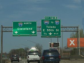 i-77 north at I-490 - 2006