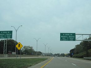I-490 east at 55th St - Cleveland, OH