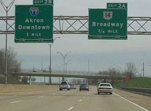 I-490 east at I-77 - 2006