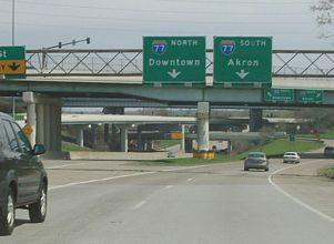 I-490 east at I-77 - 2006