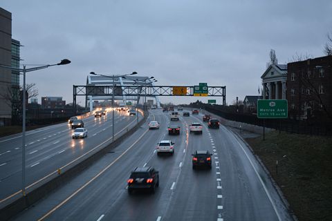 I-490 Frederick Douglass-Susan B. Anthony Memorial Bridge east