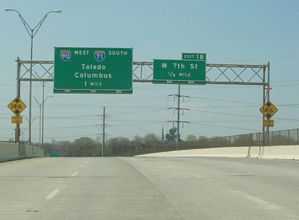 I-490 west at I-71/90 - 2006