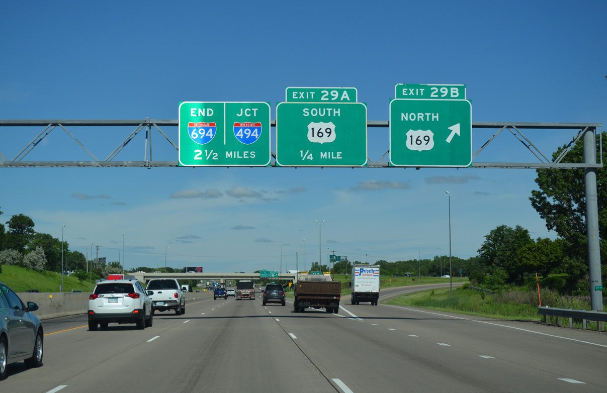 I-94/694 west at I-494 - Maple Grove, MN
