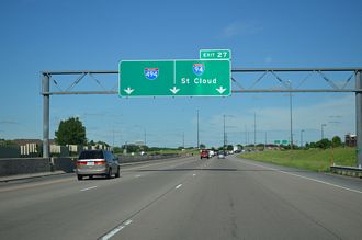 I-94/694 west at I-494 - Maple Grove, MN