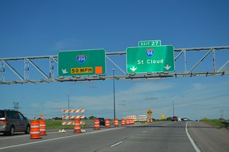 I-94/694 west at I-494 - Maple Grove, MN