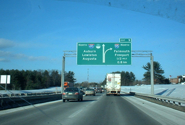 I-95/Maine Tpk north at I-495 - 2002