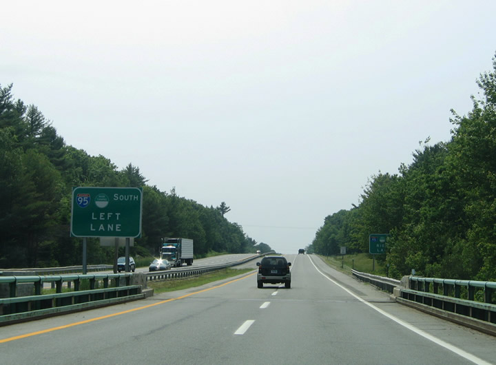 I-495/Maine Tpk west at I-95 - Falmouth