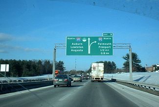 I-95/Maine Tpk north at I-495 - 2002